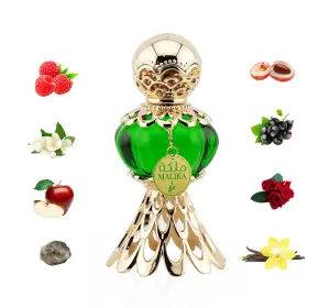 Khadlaj Malika Green - Aceite de perfume concentrado para mujer (20 ml, 0,7 onzas)